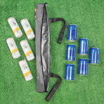 Bogey Barrel™ Golf Bag Drink Sleeve // Herringbone