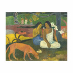 Arearea (Joyfulness) (1892) by Eugène Gauguin (15"H x 18"W x 2"D)