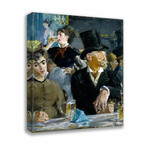 At the Cafe by Edouard Manet (15"H x 18"W x 2"D)