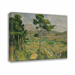 Mont Sainte-Victoire and the Viaduct of the Arc River Valley (1882-85) (15"H x 18"W x 2"D)