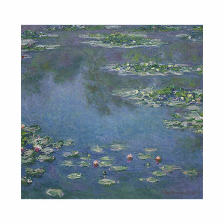 Water Lilies by Claude Monet (15"H x 15"W x 2"D)