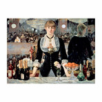 A Bar at the Folies-Bergere by Edouard Manet (15"H x 18"W x 2"D)