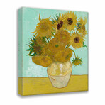 Sunflowers by Vincent Van Gogh (15"H x 18"W x 2"D)