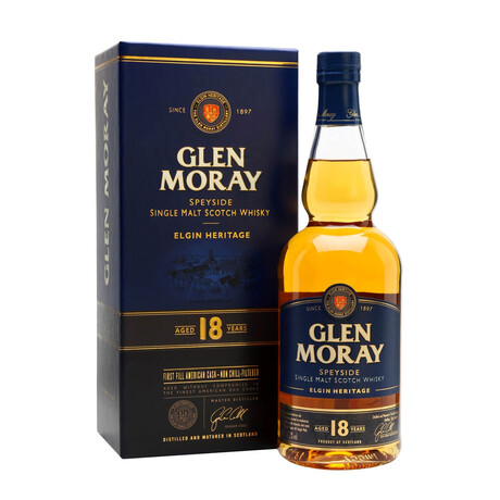 Glen Moray 18 Year Single Malt Scotch Whisky // 750 ml