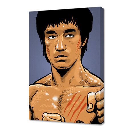 Bruce Lee (8"H x 12"W x 0.75"D)