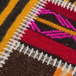 Patchwork Hand Woven Anatolian Kilim Rug // Multicolor // 5.5' x 7.8'