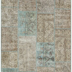 Patchwork Hand Woven Rug I // Gray // 4' x 6'