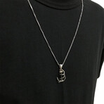 Sterling Silver Capa Anchor Necklace // 21.65"