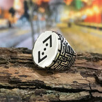 Sterling Silver Pit Ring (11)