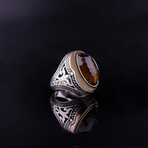 Chic Smoky Quartz Ring // Brown + Silver (9)