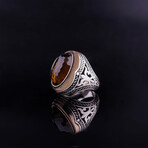 Chic Smoky Quartz Ring // Brown + Silver (5)