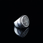 Tree of Life Signet Ring // Silver (5)