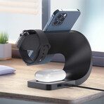 INNODUDE 4-in-1 Magsafe Wireless Charging Station