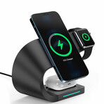 INNODUDE 4-in-1 Magsafe Wireless Charging Station
