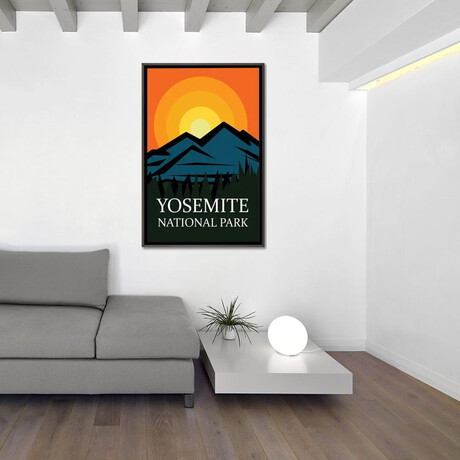 Yosemite Sunset Poster by Dan Sproul (26"H x 18"W x 0.75"D)