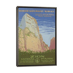 Zion National Park (Ranger Naturalist Service) by Library of Congress (26"H x 18"W x 0.75"D)