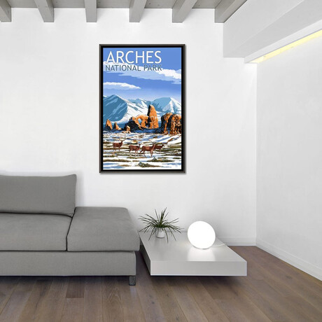 Arches National Park (Turret Arch) by Lantern Press (26"H x 18"W x 0.75"D)