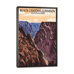 Black Canyon Of The Gunnison National Park (Gunnison River) by Lantern Press (26"H x 18"W x 0.75"D)