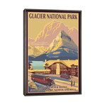 Glacier National Park (Many Glacier Hotel) by Lantern Press (26"H x 18"W x 0.75"D)