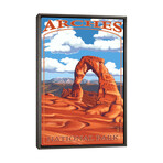 Arches National Park (Delicate Arch) by Lantern Press (26"H x 18"W x 0.75"D)