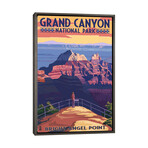 Grand Canyon National Park (Bright Angel Point) by Lantern Press (26"H x 18"W x 0.75"D)