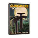Great Smoky Mountains National Park (Clingmans Dome Observation Tower II) by Lantern Press (26"H x 18"W x 0.75"D)