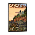 Acadia National Park (Bass Harbor Head Lighthouse) by Lantern Press (26"H x 18"W x 0.75"D)