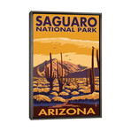Saguaro National Park (Desert Landscape) by Lantern Press (26"H x 18"W x 0.75"D)