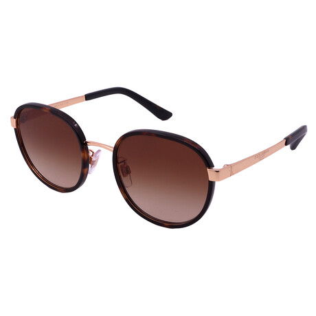 Dolce & Gabbana // Unisex DG2227J-129813 Sunglasses // Havana Rose Gold + Dark Gray