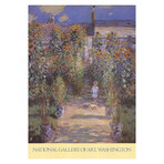 Claude Monet // The Artist's Garden at Vetheuil // 1989 Offset Lithograph