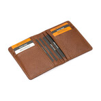 Westpolo Olea Genuine Leather Card Holder // Tobacco