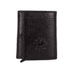 Westpolo Safari Genuine Leather Unisex Wallet // Black
