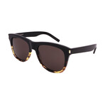 Saint Laurent // Unisex SL 51 OVER 008 Sunglasses // Gold + Brown