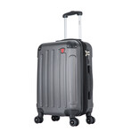Intely Hardside Spinner 20'' Carry-On // USB + Micro USB Cables (Black)