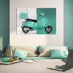 Tiffany Delivery // Frameless Free Floating Tempered Glass Panel Graphic Wall Art
