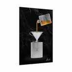Coco Lavish Libations // Frameless Free Floating Tempered Glass Panel Graphic Wall Art