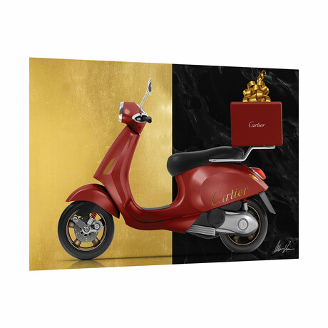 C Delivery Frameless Free Floating Reverse Printed Tempered Art Glass Wall Art