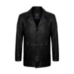 Austin Leather Jacket // Black (3XL)