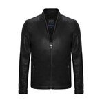 Blake Leather Jacket // Black (3XL)