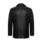 Austin Leather Jacket // Black (3XL)