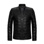 Harry Leather Jacket // Black (XL)