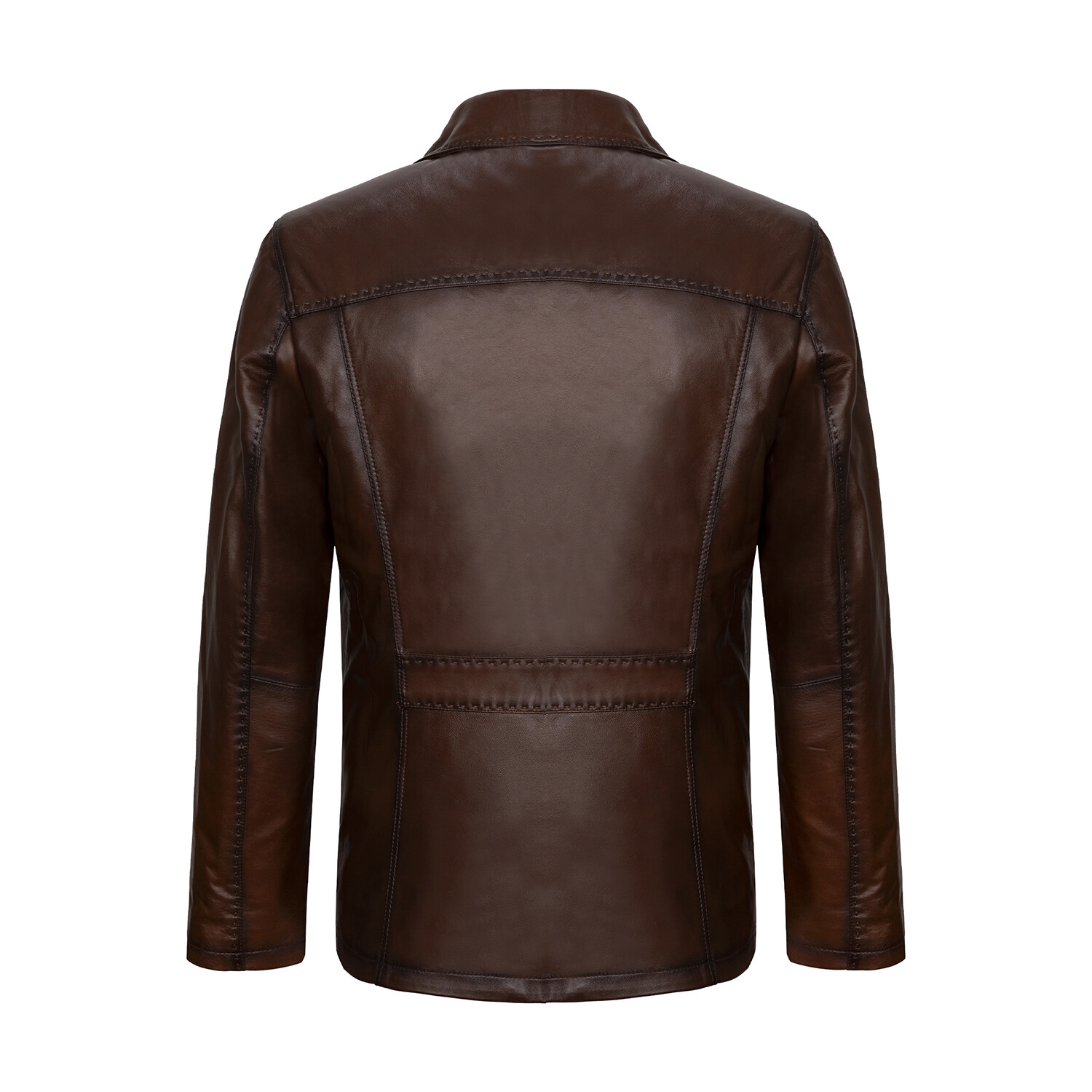 Dustin Leather Jacket // Chestnut (2XL) - Paul Parker Leather Jackets ...