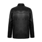 Kevin Leather Jacket // Black (3XL)