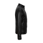Benedict Leather Jacket // Black (L)