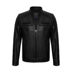 Travis Leather Jacket // Black (3XL)