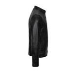 Gabriel Leather Jacket // Black (XL)