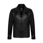 Caleb Leather Jacket // Black (L)