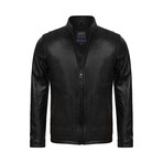 Benedict Leather Jacket // Black (3XL)