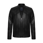 Gabriel Leather Jacket // Black (2XL)
