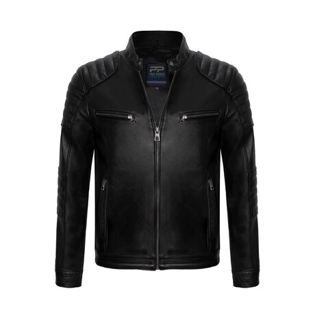 George Leather Jacket // Black (S)
